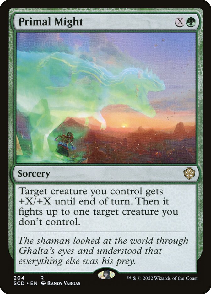 Primal Might (204) - Starter Commander Decks (SCD)