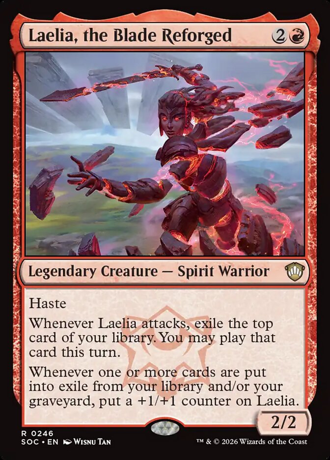Laelia, the Blade Reforged (246) - Secrets of Strixhaven Commander (SOC)