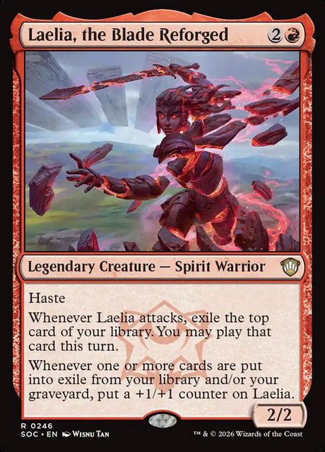 Laelia, the Blade Reforged (246) - Secrets of Strixhaven Commander (SOC)