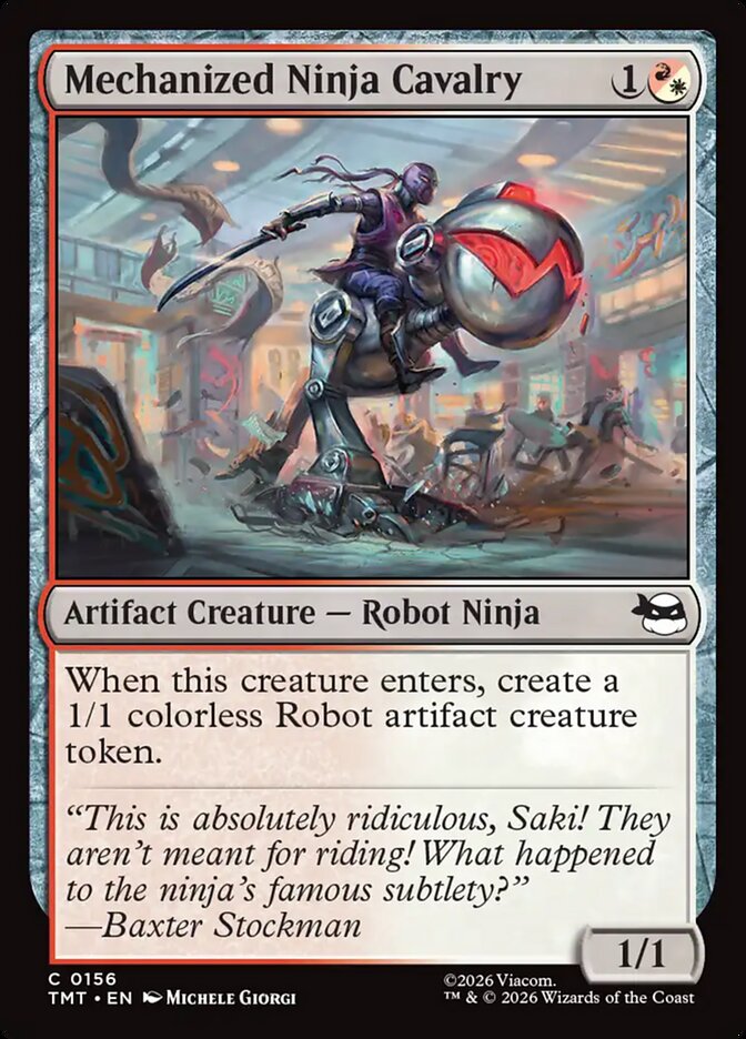 Mechanized Ninja Cavalry (156) - Teenage Mutant Ninja Turtles (TMT)