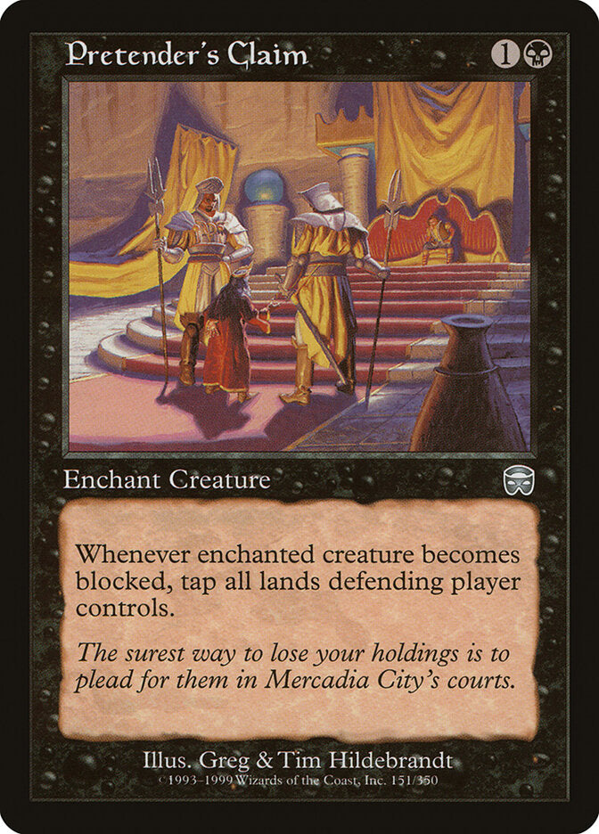 Pretender's Claim (151) - Mercadian Masques (MMQ)
