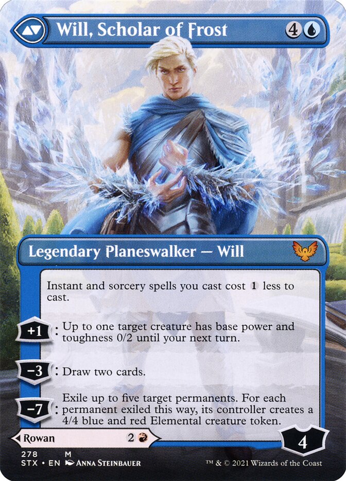 Rowan, Scholar of Sparks // Will, Scholar of Frost (278) - Strixhaven: School of Mages (STX)