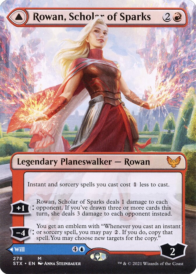 Rowan, Scholar of Sparks // Will, Scholar of Frost (278) - Strixhaven: School of Mages (STX)