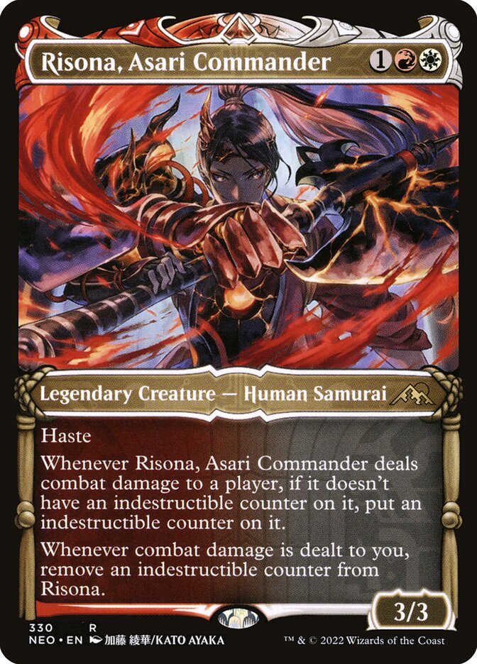 Risona, Asari Commander (330) - Kamigawa: Neon Dynasty (NEO)