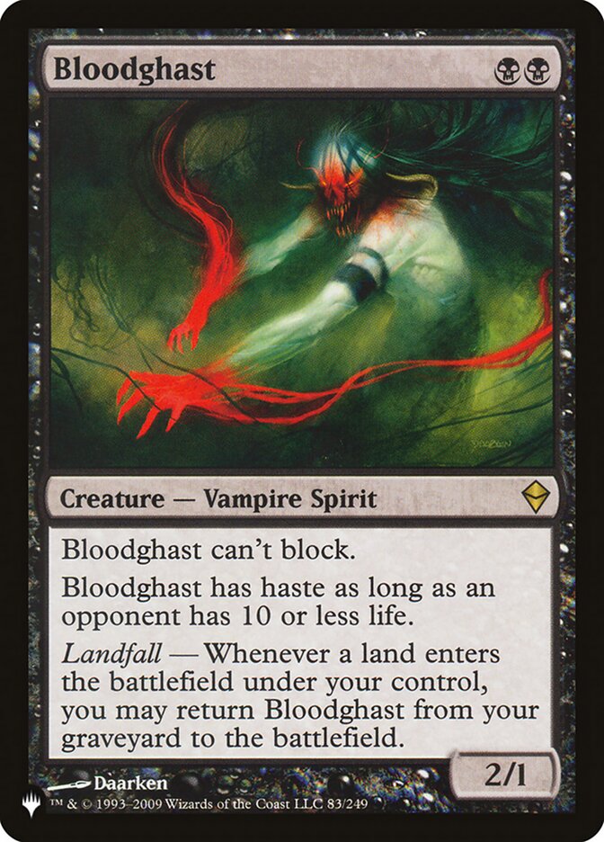 Bloodghast (ZEN-83) - The List (PLST)