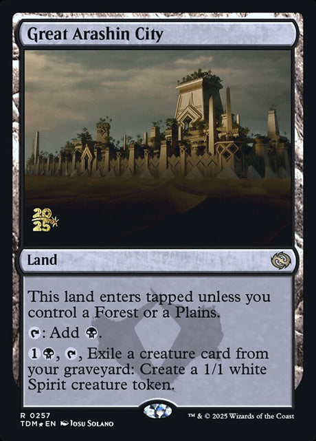 Great Arashin City (257s) - Tarkir: Dragonstorm Promos (PTDM)