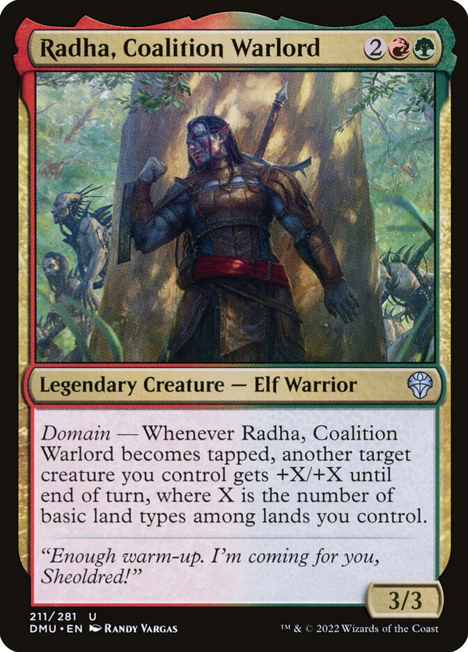 Radha, Coalition Warlord (211) - Dominaria United (DMU)