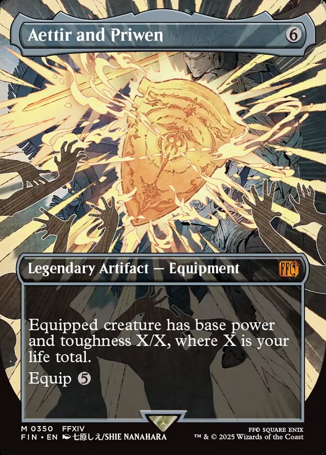 Aettir and Priwen (350) - [Foil, Borderless] Final Fantasy (FIN)