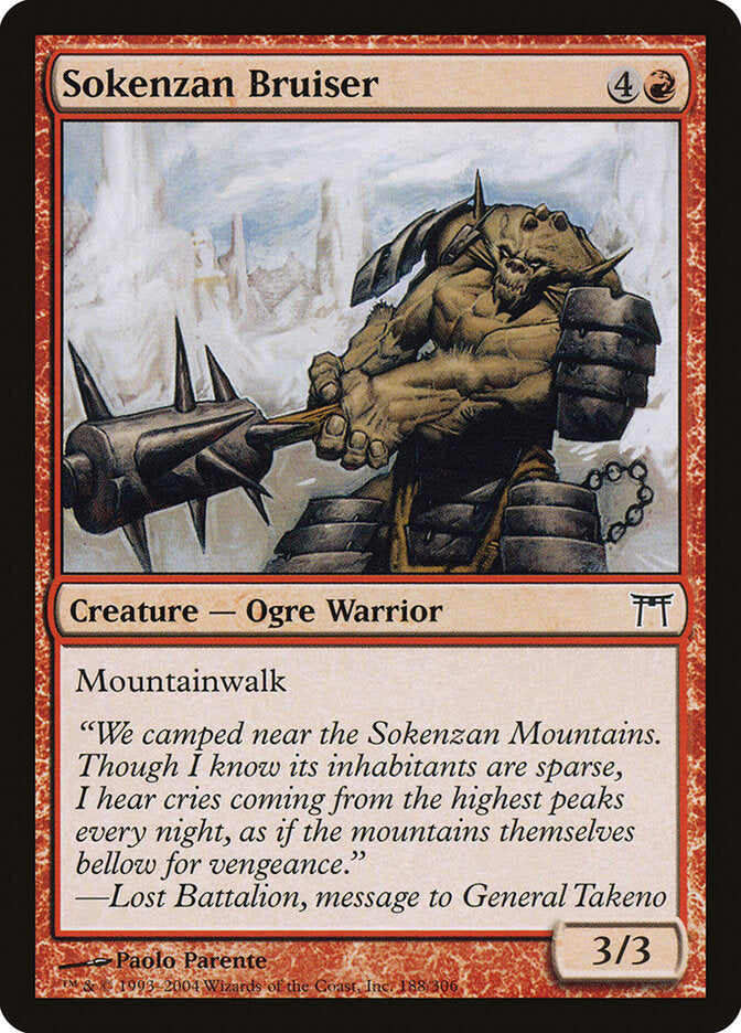 Sokenzan Bruiser (188) - Champions of Kamigawa (CHK)