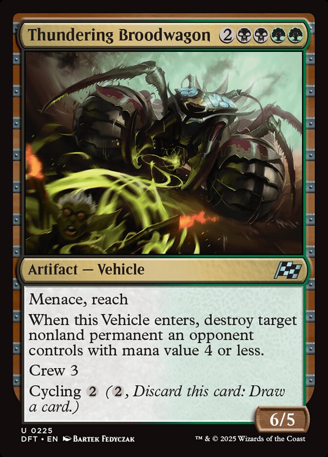 Thundering Broodwagon - [Foil] Aetherdrift (DFT)