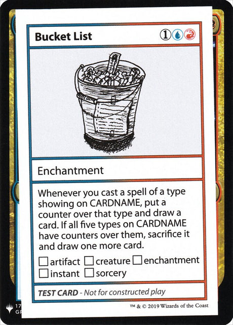 Bucket List (89) - Mystery Booster Playtest Cards 2019 (CMB1)