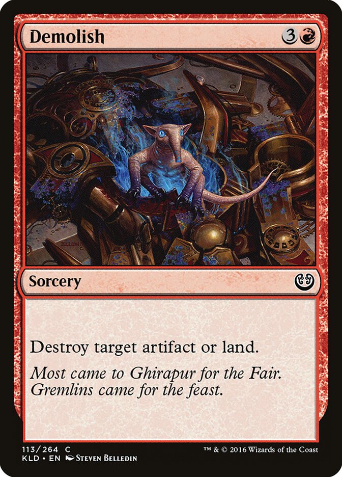 Demolish (113) - Kaladesh (KLD)