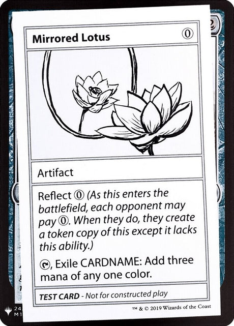 Mirrored Lotus (107) - Mystery Booster Playtest Cards 2019 (CMB1)