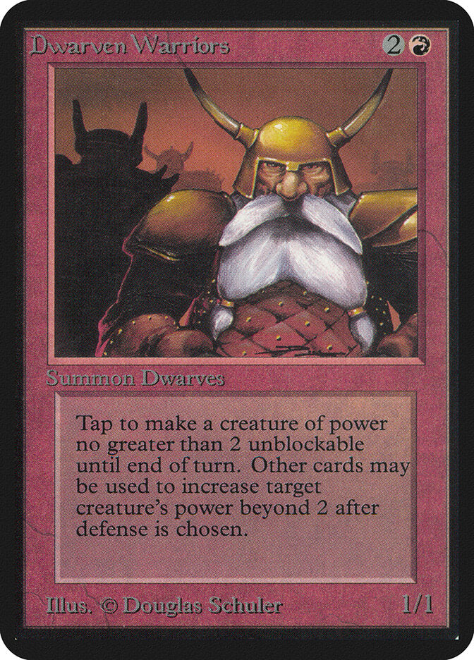 Dwarven Warriors (143) - Limited Edition Alpha (LEA)