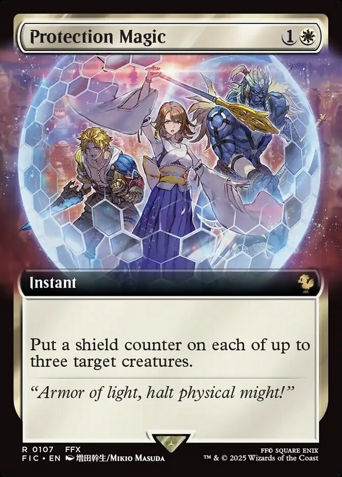 Protection Magic (107) - [Extended Art] Final Fantasy Commander (FIC)