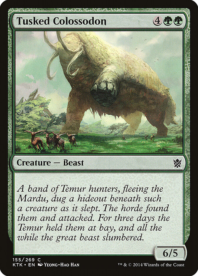 Tusked Colossodon (155) - Khans of Tarkir (KTK)