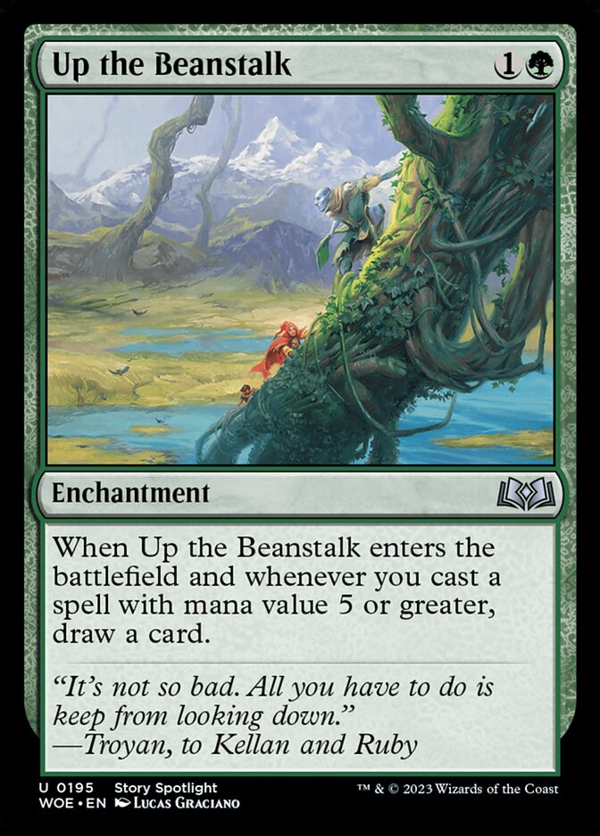 Up the Beanstalk (195) - Wilds of Eldraine (WOE)