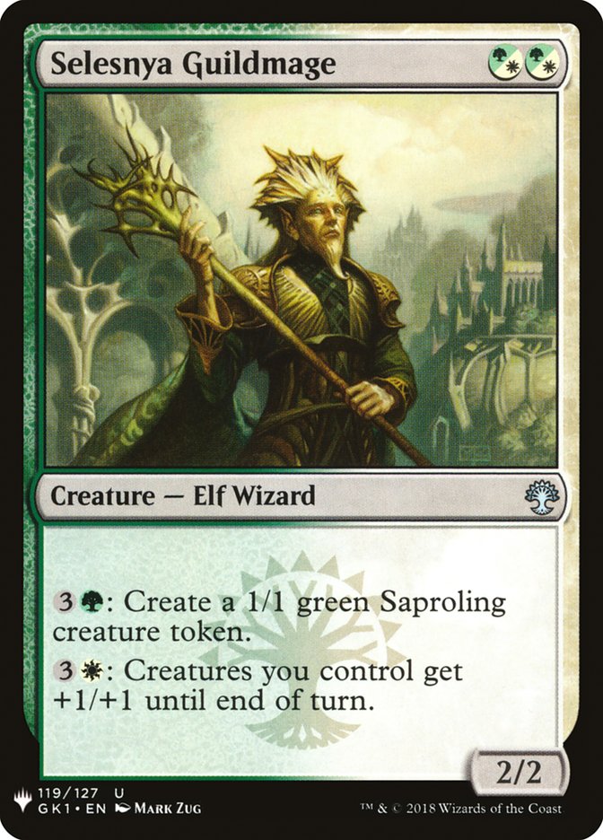 Selesnya Guildmage - The List (PLST)