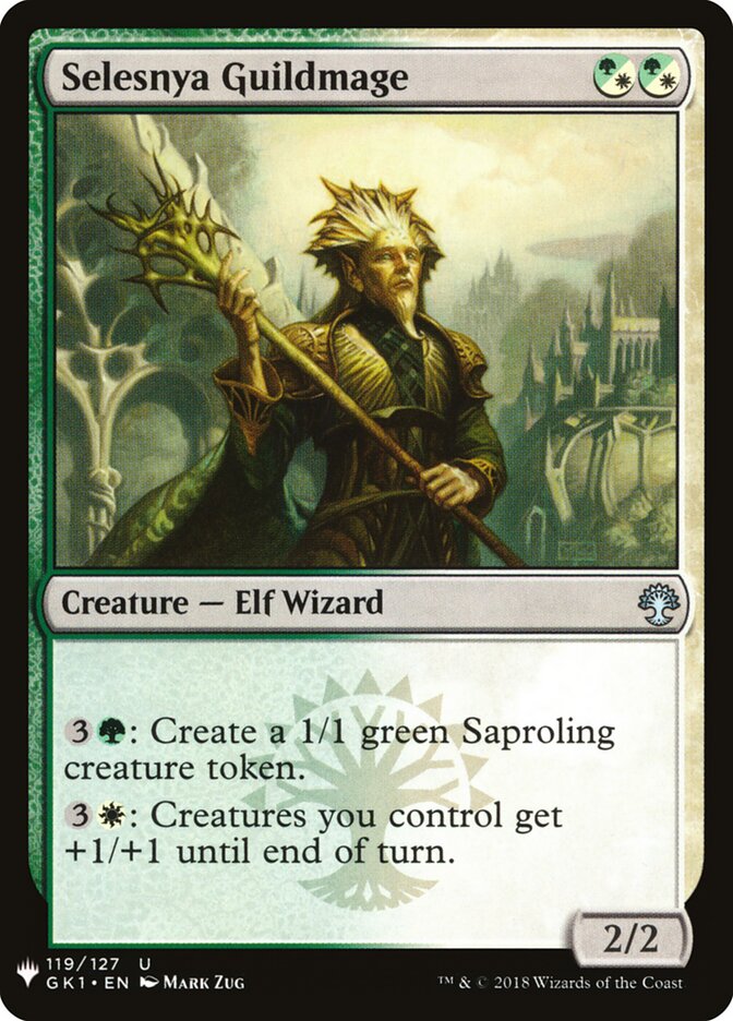 Selesnya Guildmage (GK1-119) - The List (PLST)