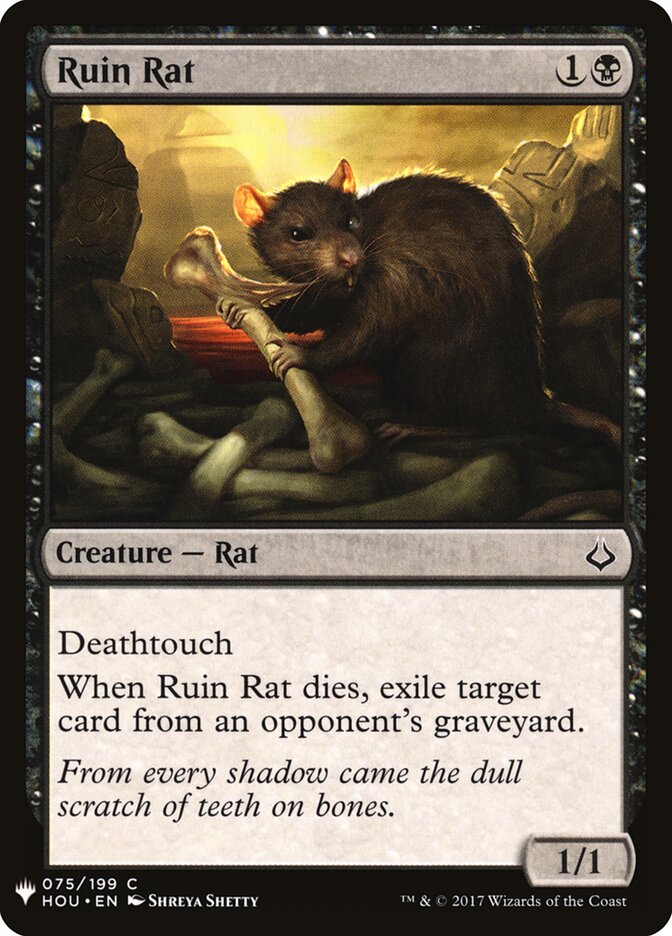 Ruin Rat (HOU-75) - The List (PLST)