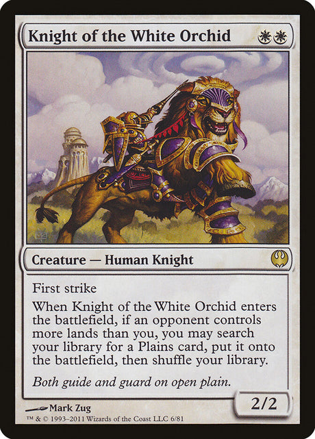 Knight of the White Orchid (6) - Duel Decks: Knights vs. Dragons (DDG)