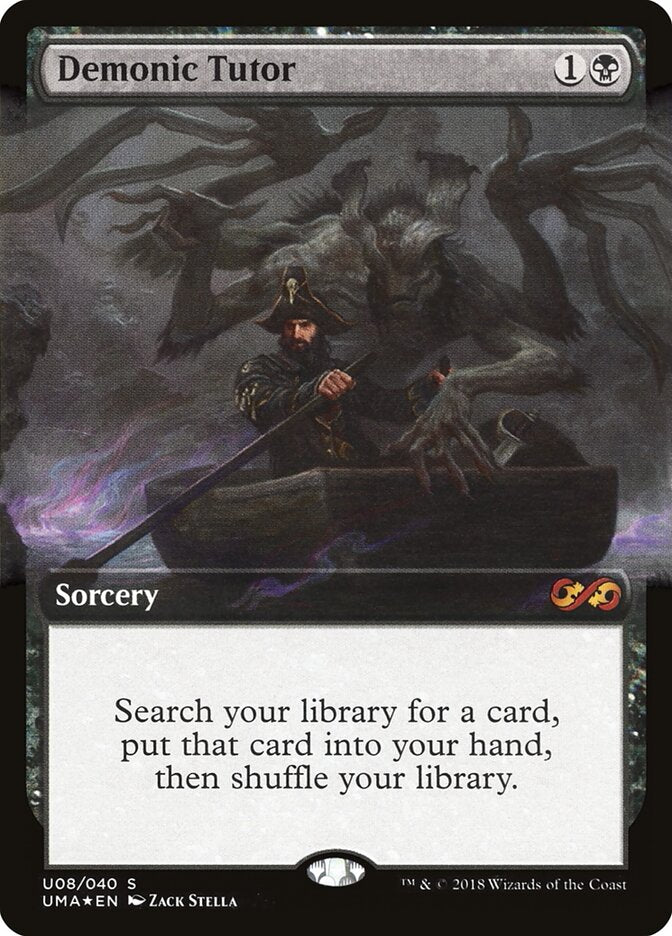 Demonic Tutor (U8) - Ultimate Box Topper (PUMA)