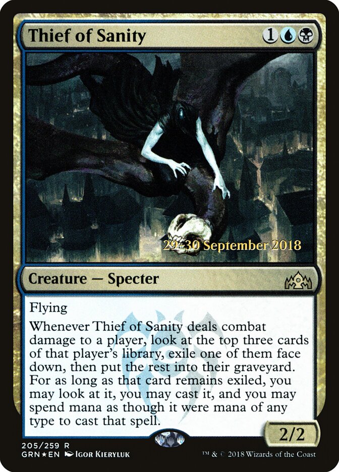 Thief of Sanity (205s) - Guilds of Ravnica Promos (PGRN)