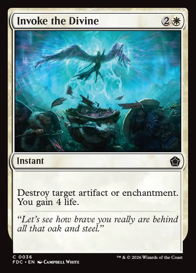 Invoke the Divine (36) - Foundations Commander (FDC)