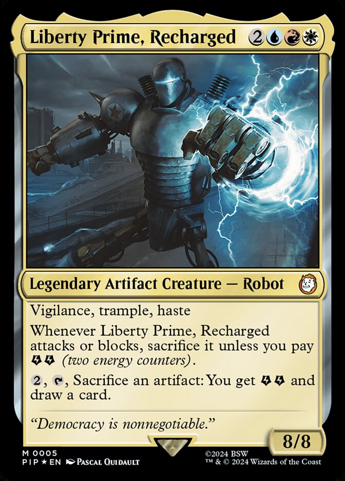 Liberty Prime, Recharged - [Foil] Fallout (PIP)
