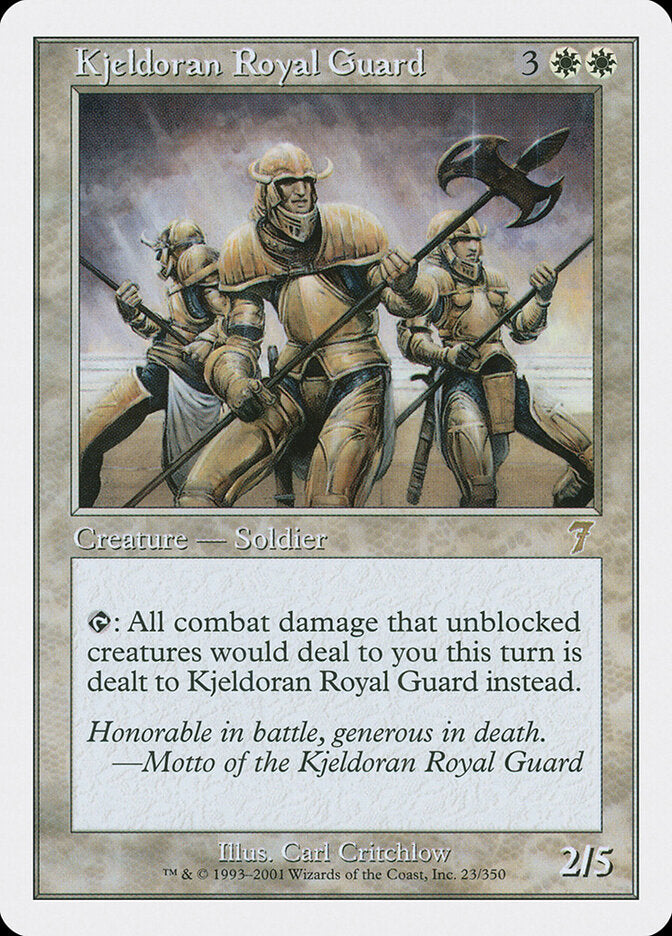 Kjeldoran Royal Guard (23) - Seventh Edition (7ED)