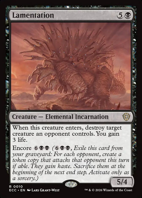 Lamentation (10) - Lorwyn Eclipsed Commander (ECC)