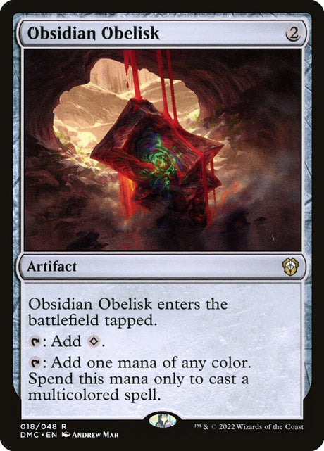 Obsidian Obelisk (18) - Dominaria United Commander (DMC)