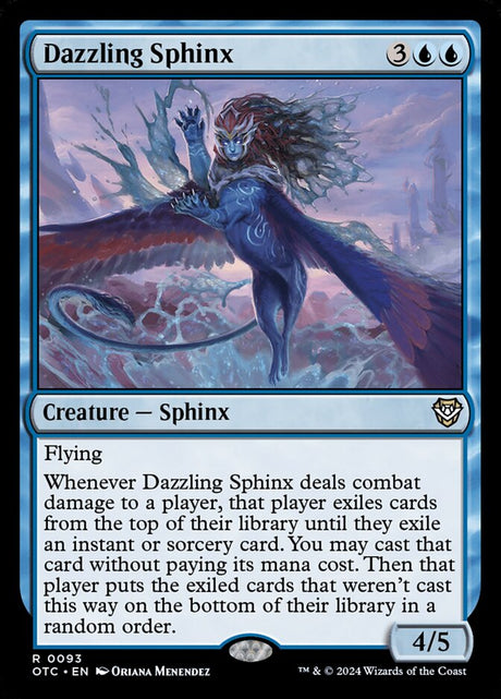 Dazzling Sphinx (93) - Outlaws of Thunder Junction Commander (OTC)