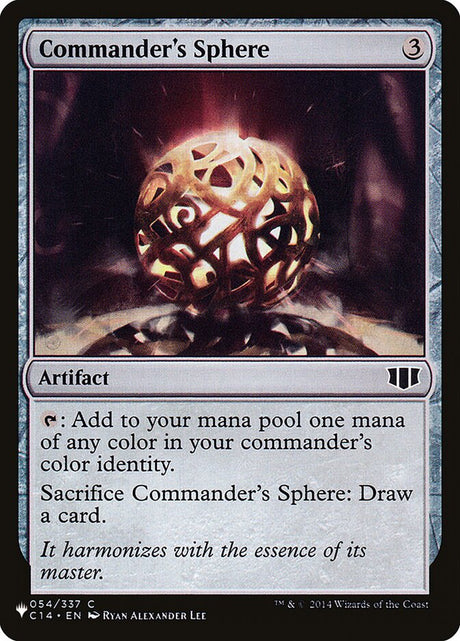 Commander's Sphere (C14-54) - The List (PLST)