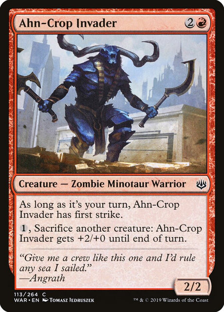 Ahn-Crop Invader (113) - War of the Spark (WAR)