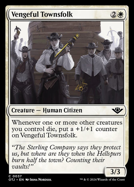 Vengeful Townsfolk (37) - Outlaws of Thunder Junction (OTJ)