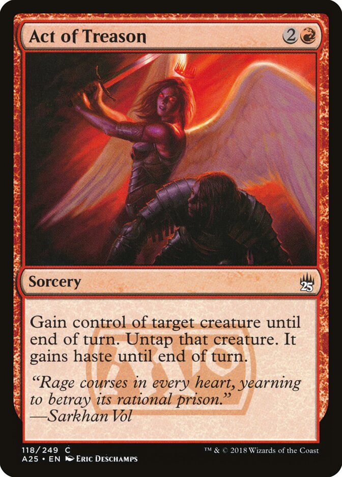 Act of Treason (118) - Masters 25 (A25)
