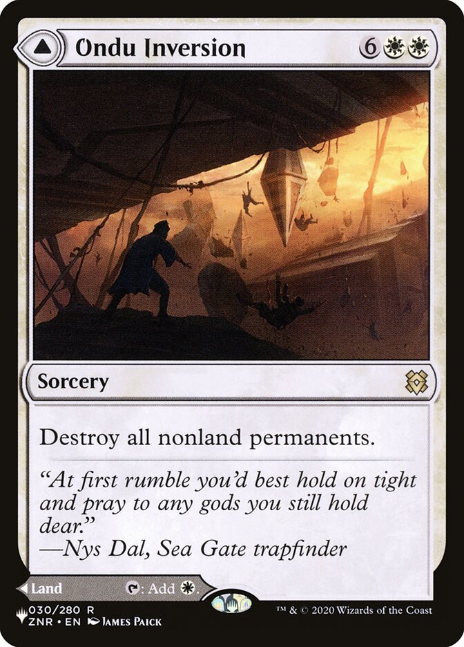 Ondu Inversion // Ondu Skyruins (ZNR-30) - The List (PLST)