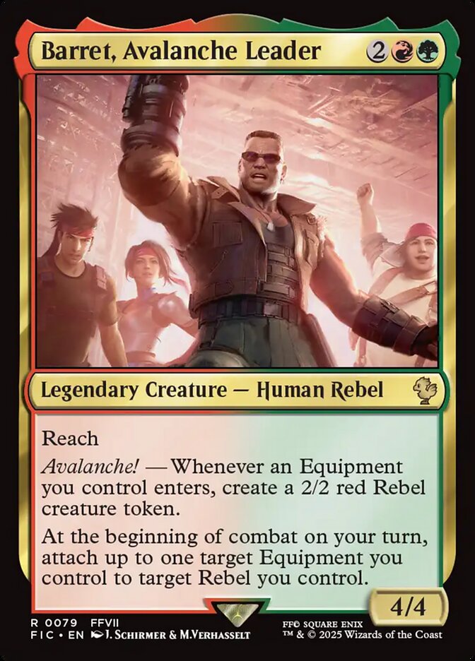 Barret, Avalanche Leader (79) - Final Fantasy Commander (FIC)