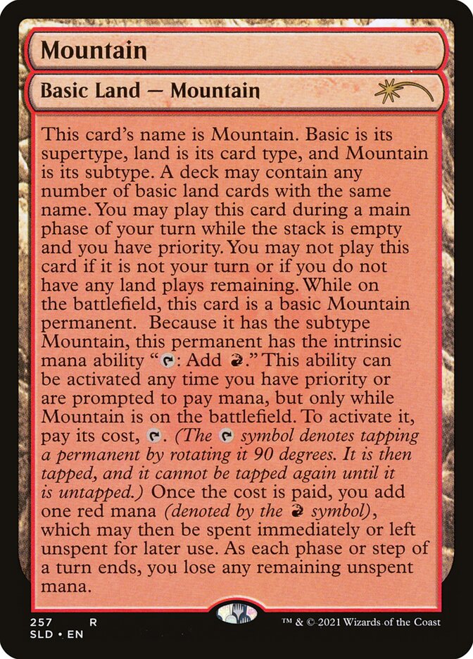 Mountain (257) - Secret Lair Drop (SLD)