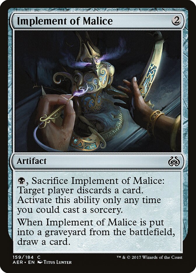 Implement of Malice (159) - Aether Revolt (AER)