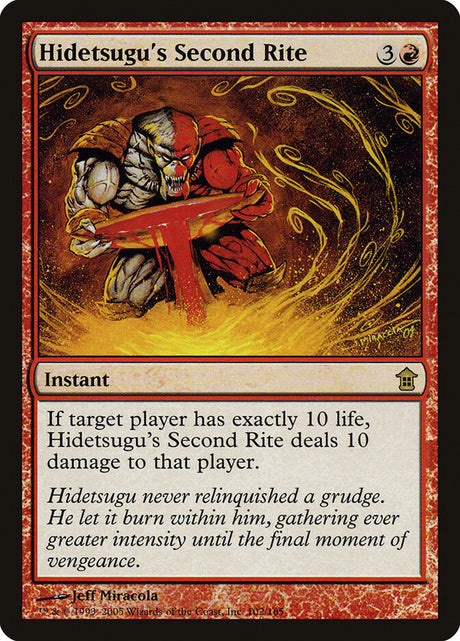 Hidetsugu's Second Rite (102) - Saviors of Kamigawa (SOK)