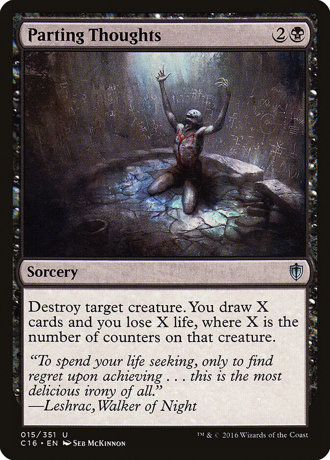 Parting Thoughts (15) - Commander 2016 (C16)