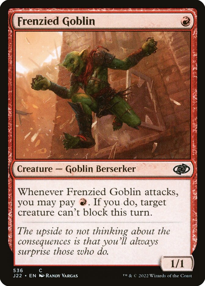 Frenzied Goblin (536) - Jumpstart 2022 (J22)