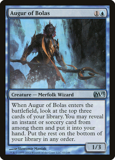 Augur of Bolas (43) - Magic 2013 (M13)