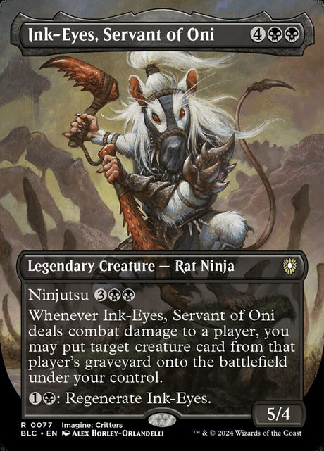 Ink-Eyes, Servant of Oni (77) - Bloomburrow Commander (BLC)