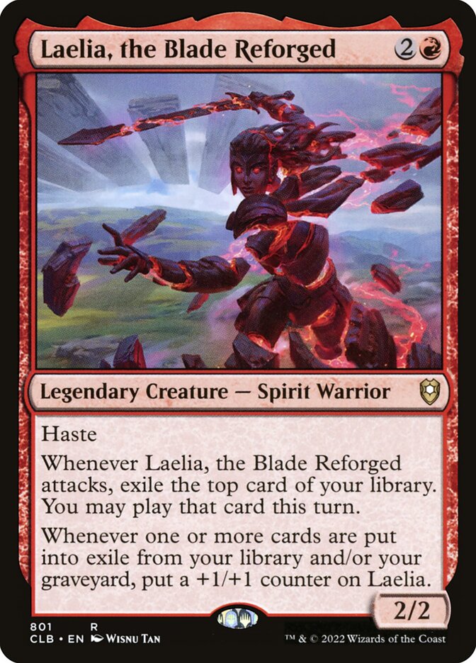Laelia, the Blade Reforged (801) - Commander Legends: Battle for Baldur's Gate (CLB)