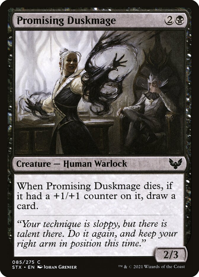 Promising Duskmage (85) - Strixhaven: School of Mages (STX)