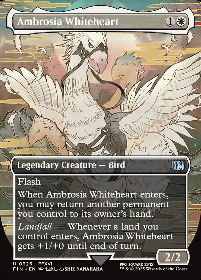 Ambrosia Whiteheart (325) - [Foil, Borderless] Final Fantasy (FIN)