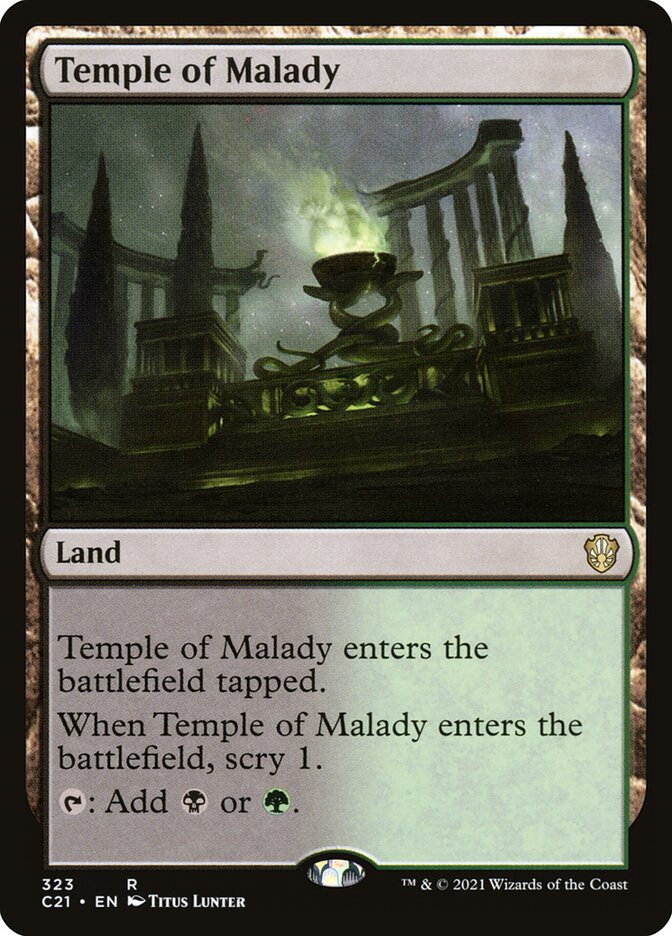 Temple of Malady (323) - Commander 2021 (C21)